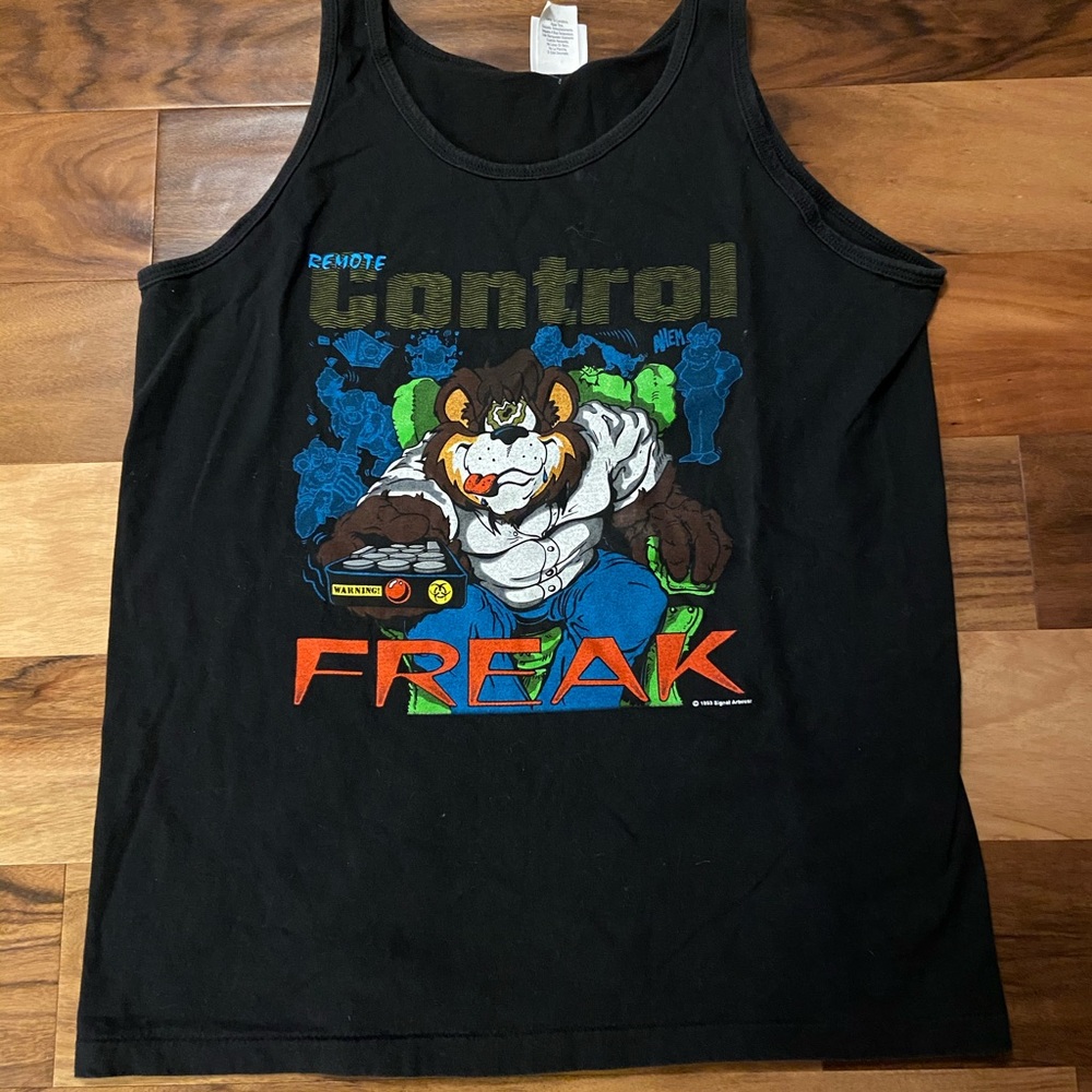 1993 Vintage Single stitch Control Freak Tanktop